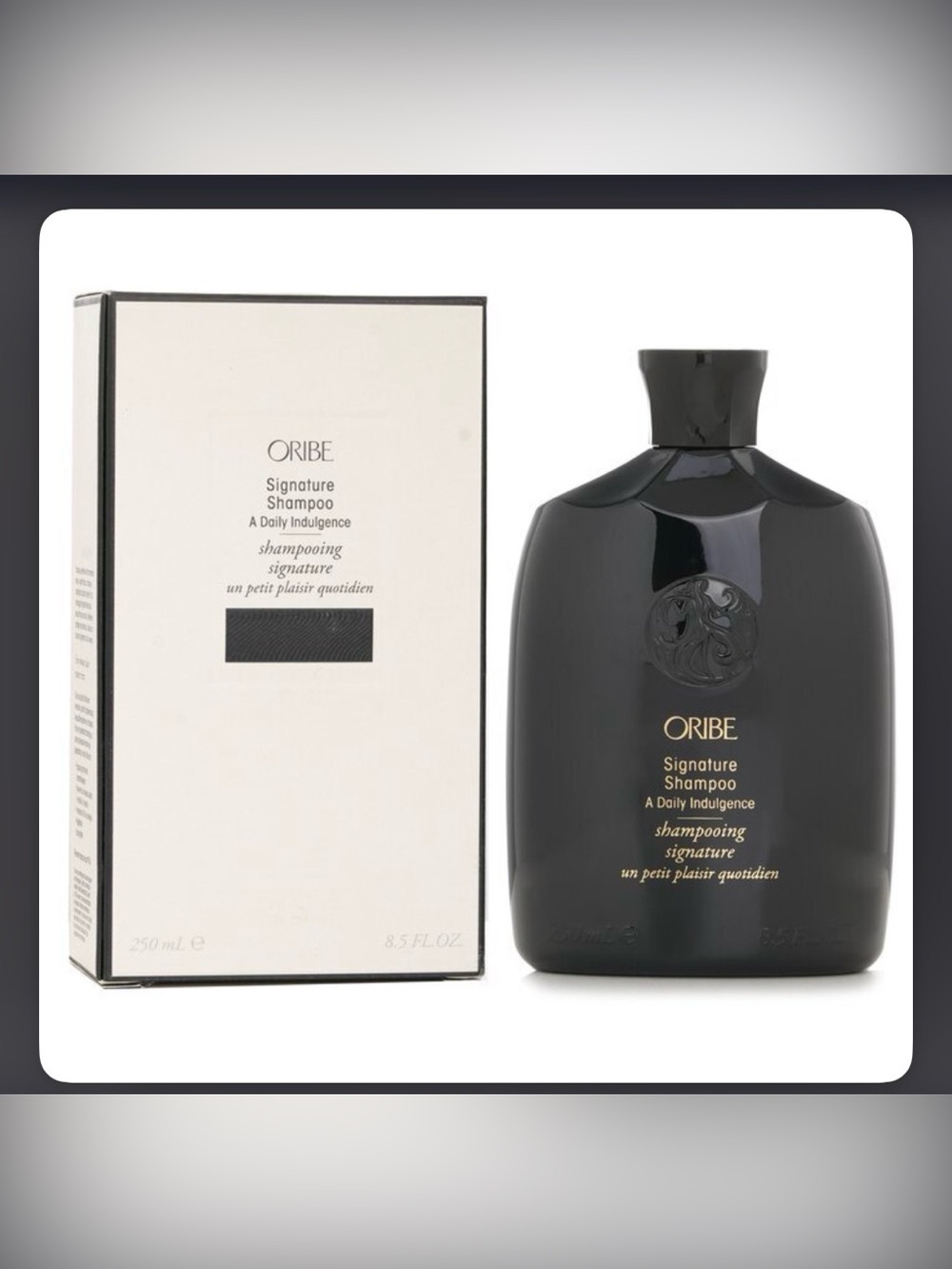 Authentic Oribe Signature Shampoo - Black and Gold Accents